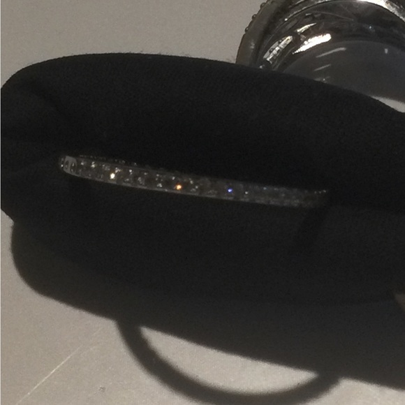 Unique Pair of Double Layer Sterling Silver Hoops - Picture 2 of 5